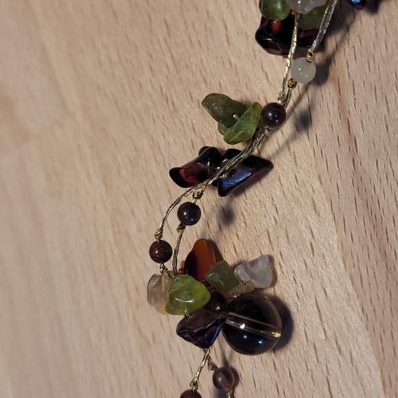 Pia Beaded two strand necklace with knot (with box) - Picture 5 of 6